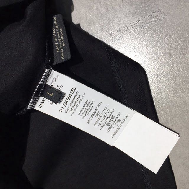 Versace男短袖 範思哲2020經典款男裝 新款圓領T恤  tzy2498